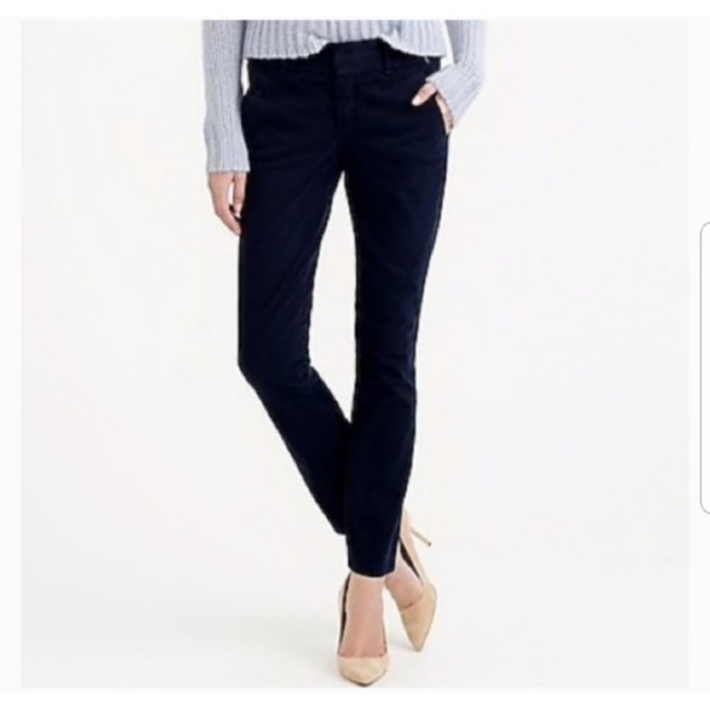 J Crew Andie Chino navy EUC size 00